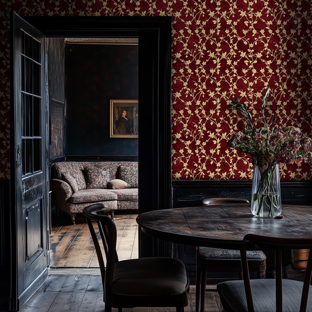 Sarah Wallpaper - Benton Lane Home - Painted Paper