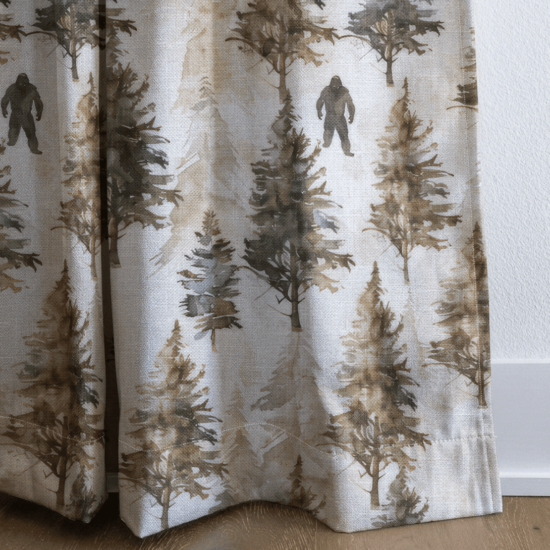 Sasquatch Sanctuary - Drapery - Benton Lane Home - Lemon Park