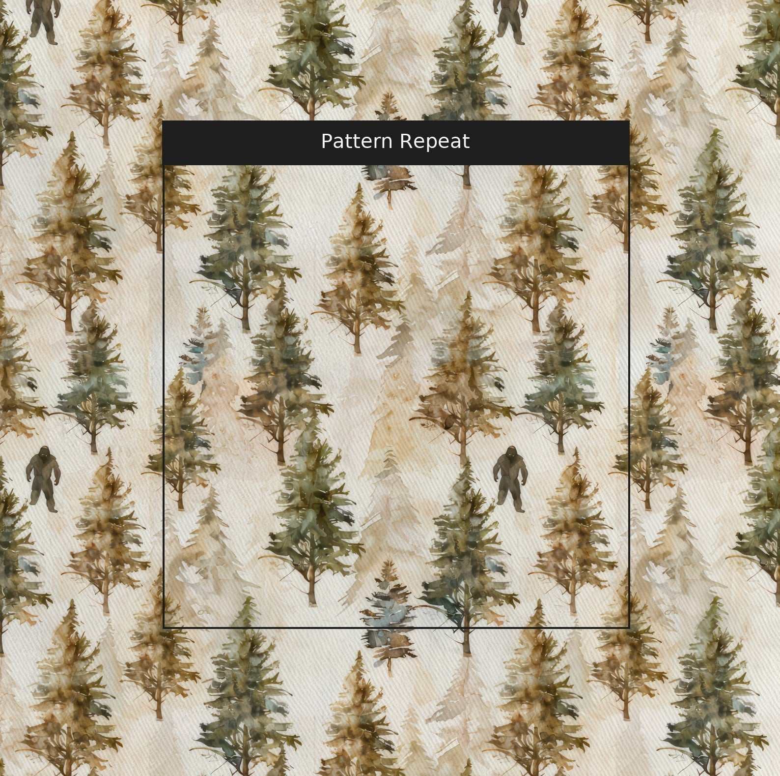 Sasquatch Sanctuary - Fabric - Benton Lane Home - Lemon Park