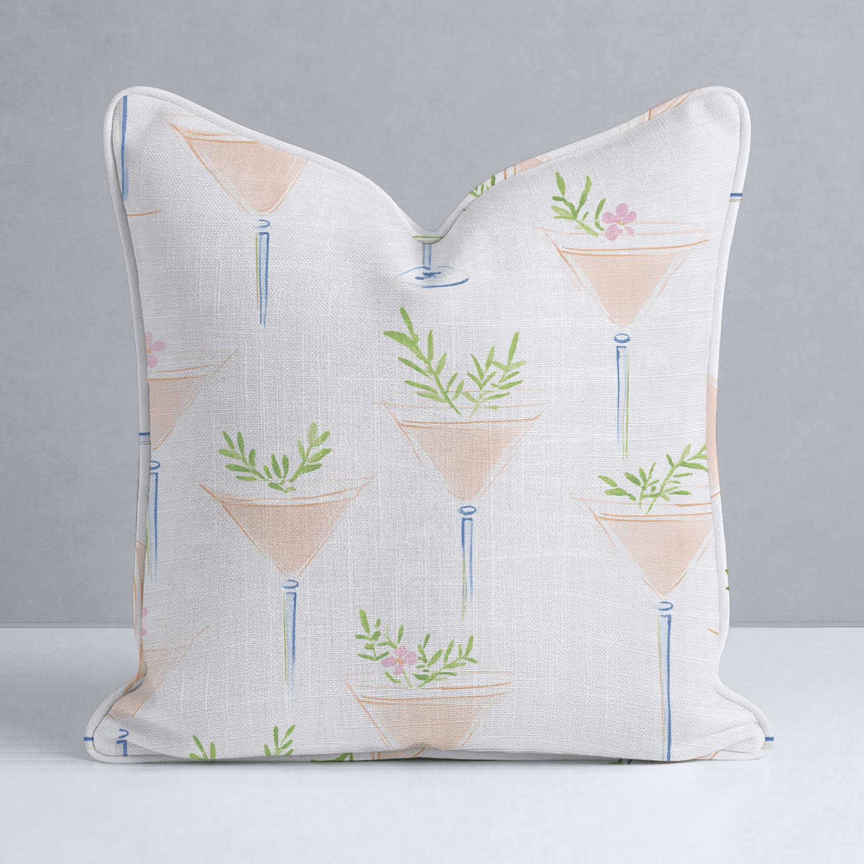 Sassy Spritz Throw Pillow - Lemon Park