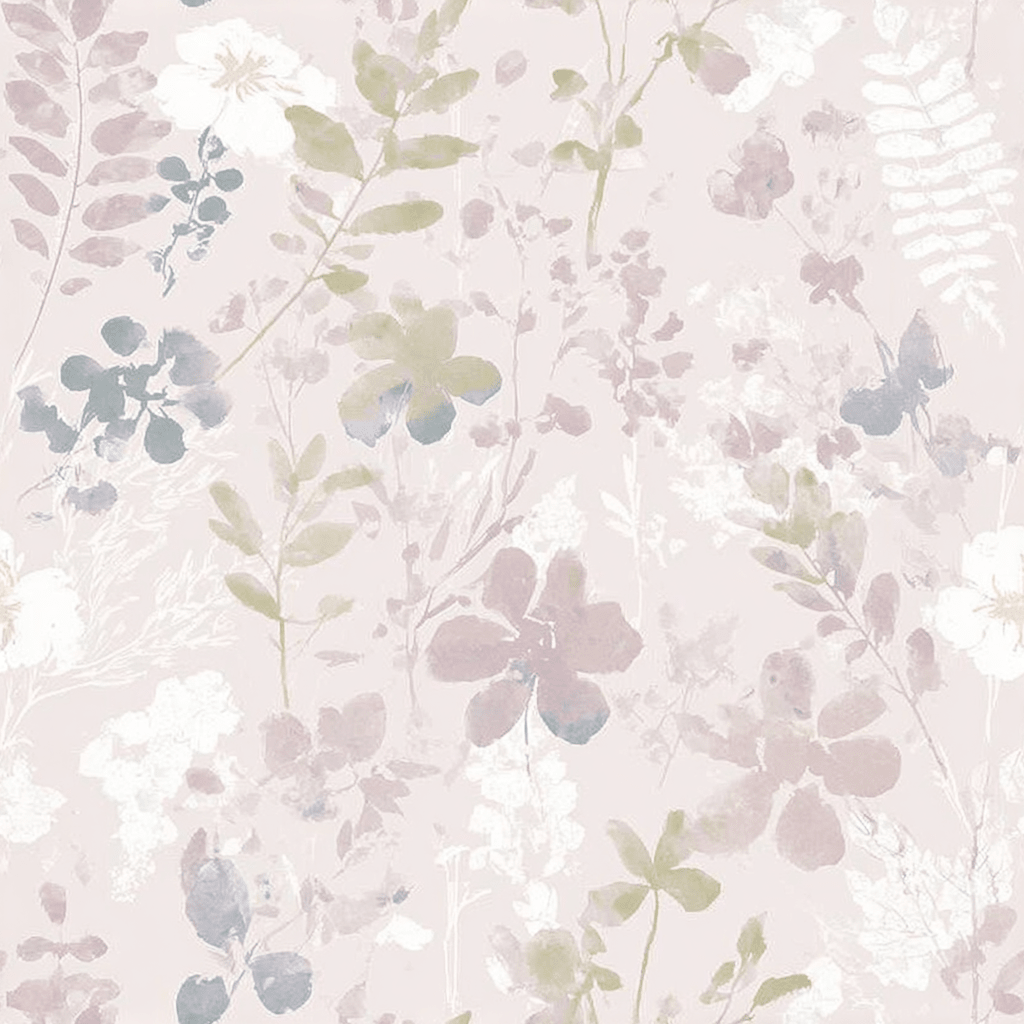 Satin Mauve Wallpaper - Lemon Park