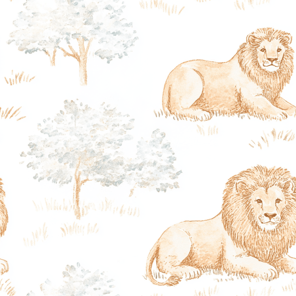 Savanna Slumber Wallpaper - Benton Lane Home - Lemon Park