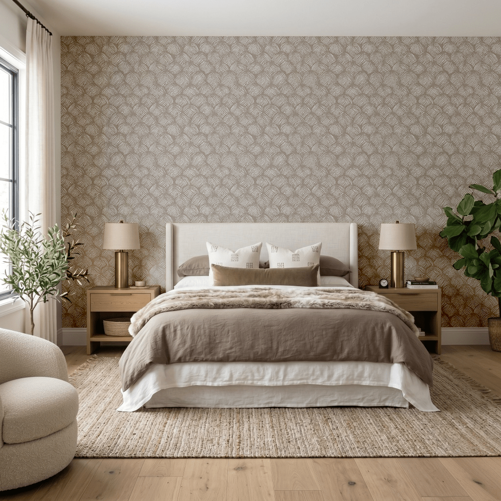Scallop Shell Wallpaper - Benton Lane Home - Benton Lane