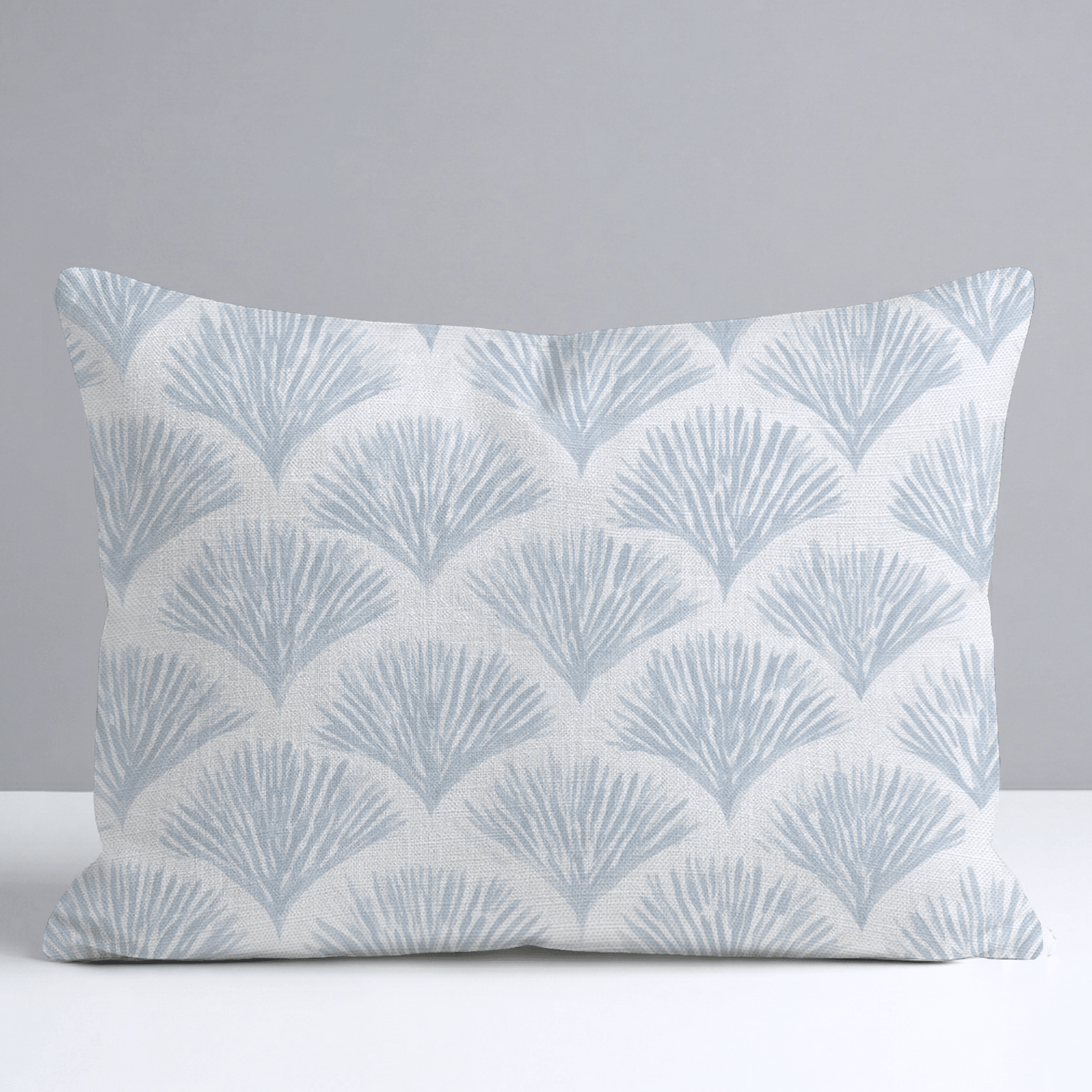 Scalloped Sky Throw Pillow - Lemon Park