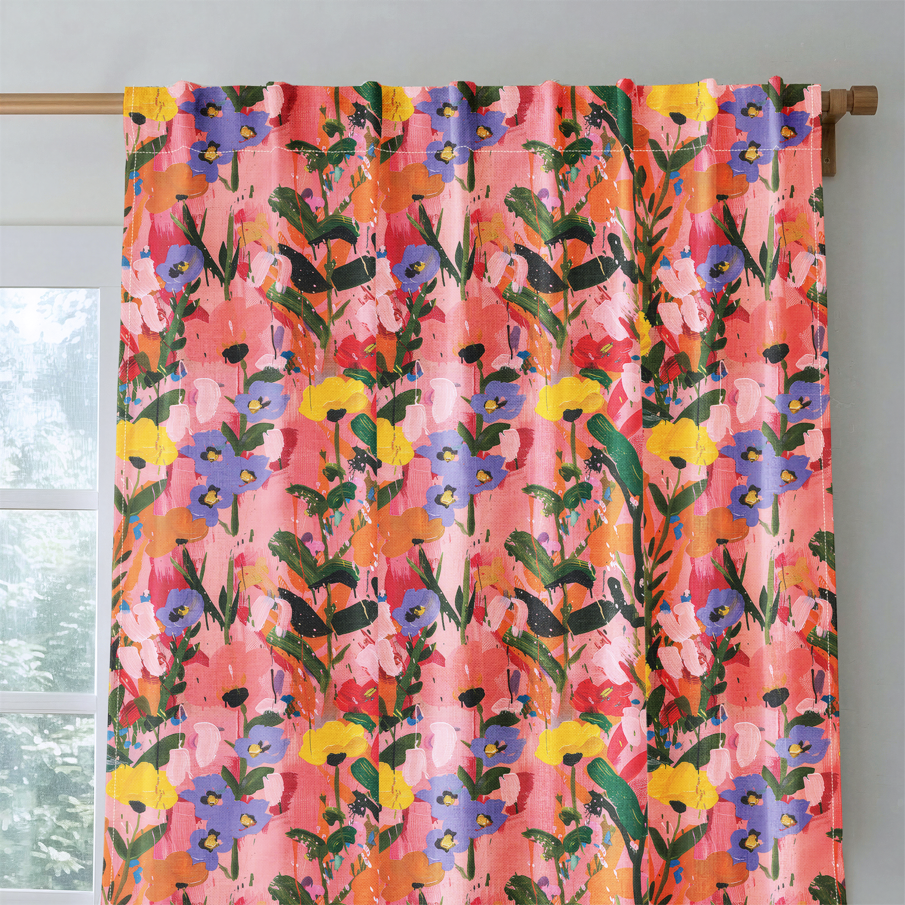 Scarlett's Spring Canvas - Drapery - Benton Lane Home - Lemon Park