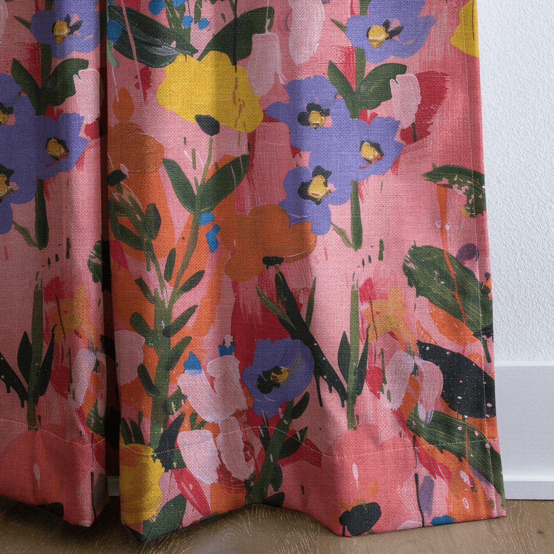 Scarlett's Spring Canvas - Drapery - Benton Lane Home - Lemon Park