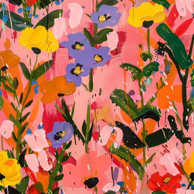 Scarlett's Spring Canvas Wallpaper - Lemon Park