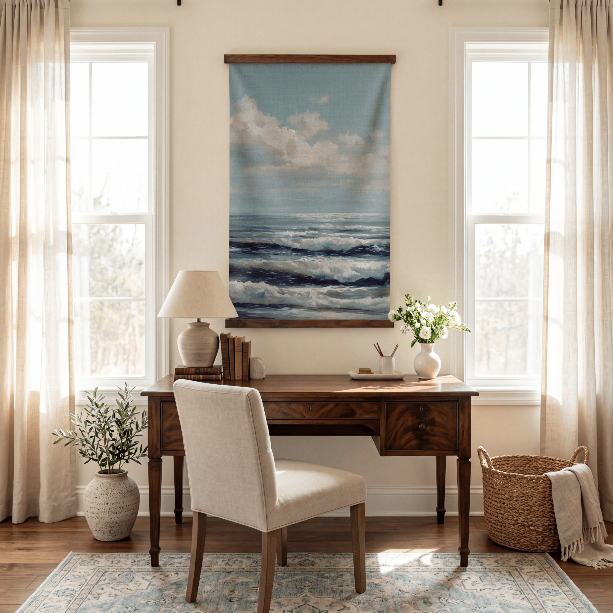 Sea Glass Forcast - Tapestry - Benton Lane Home - Lemon Park