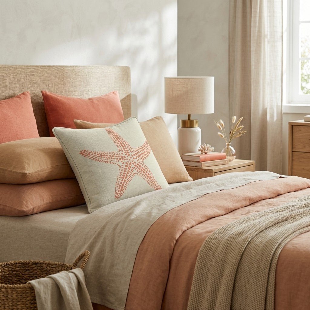 Sea Star Throw Pillow - Benton Lane Home - Hillcroft Home