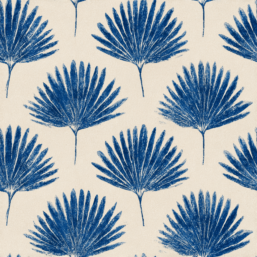Seabreeze Palm Wallpaper - Benton Lane Home - Painted Paper