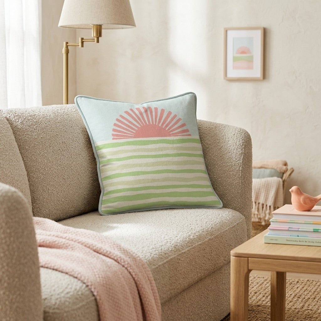Seabreeze Sunset Throw Pillow - Benton Lane Home - Hillcroft Home