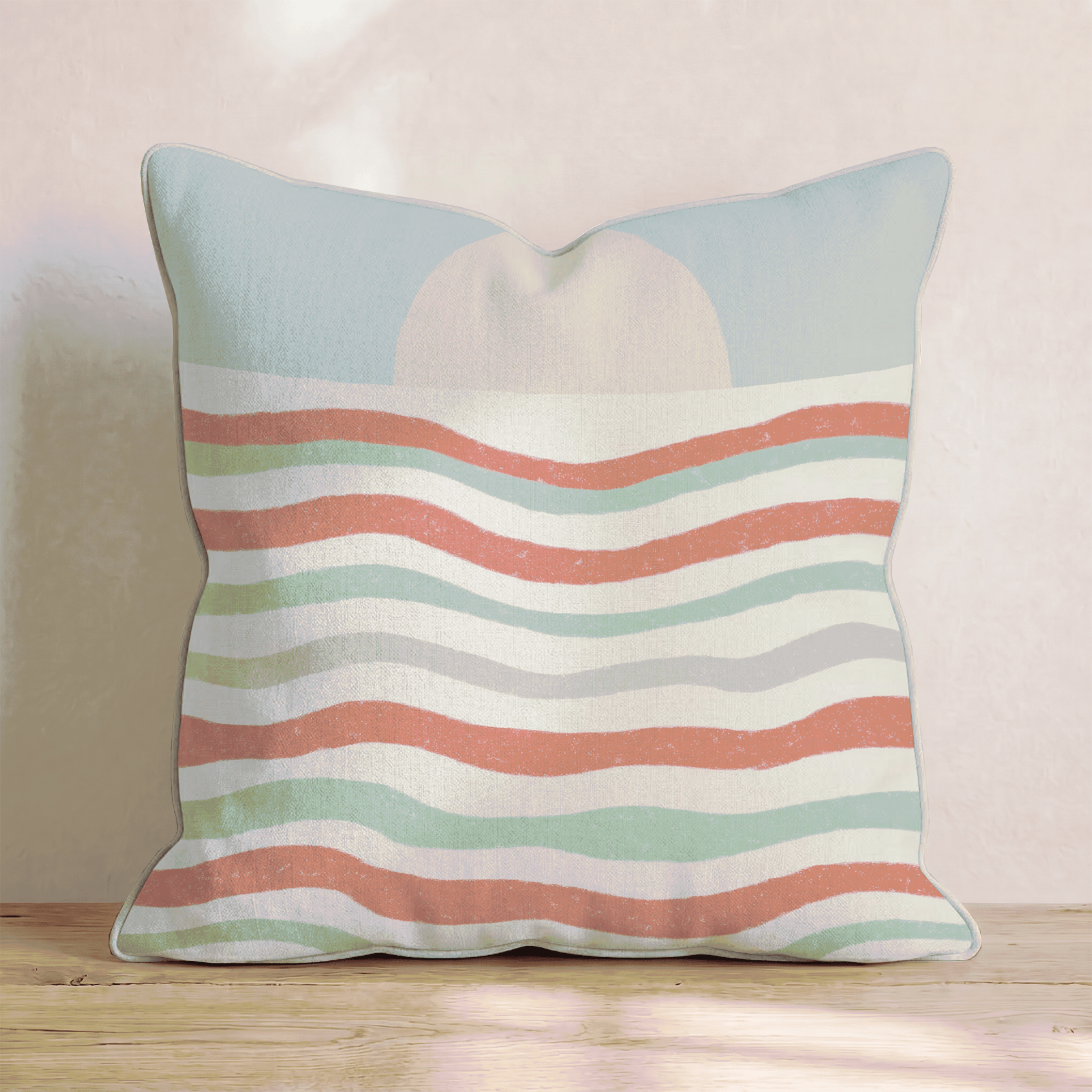 Seaside Sunrise Throw Pillow - Benton Lane Home - Hillcroft Home