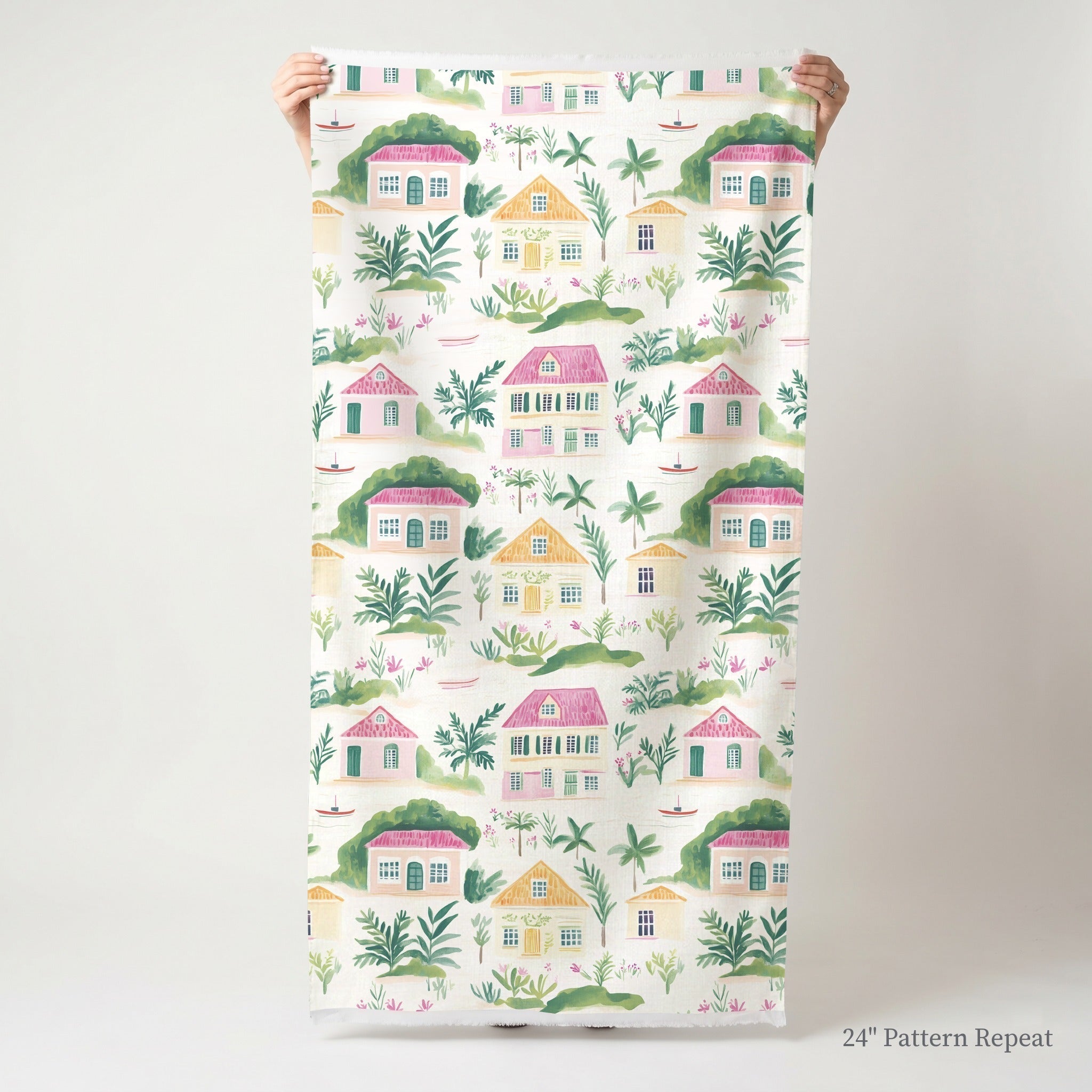 Seaside Village - Fabric - Benton Lane Home - Lemon Park