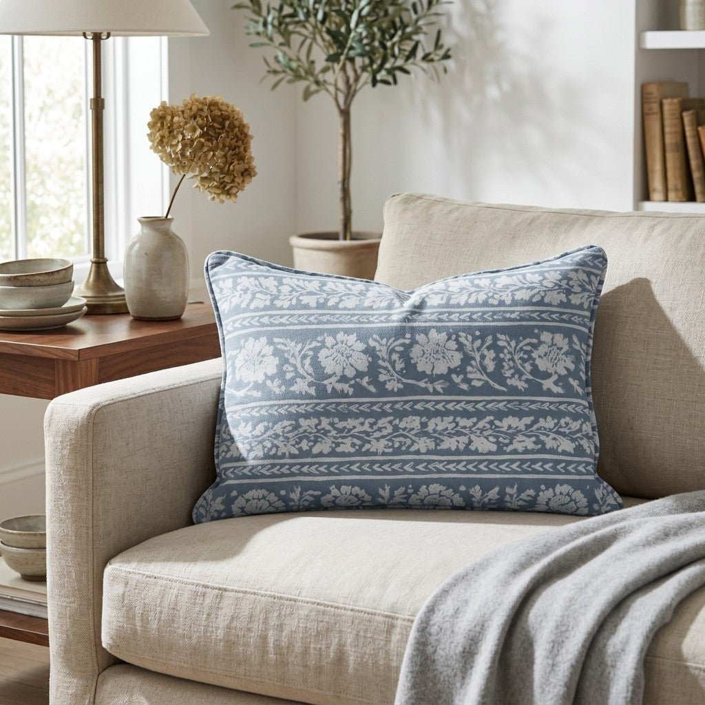 Seaside Whisper Throw Pillow - Benton Lane Home - Lemon Park