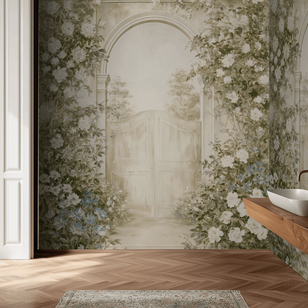Secret Arch - Wall Mural - Painted Paper