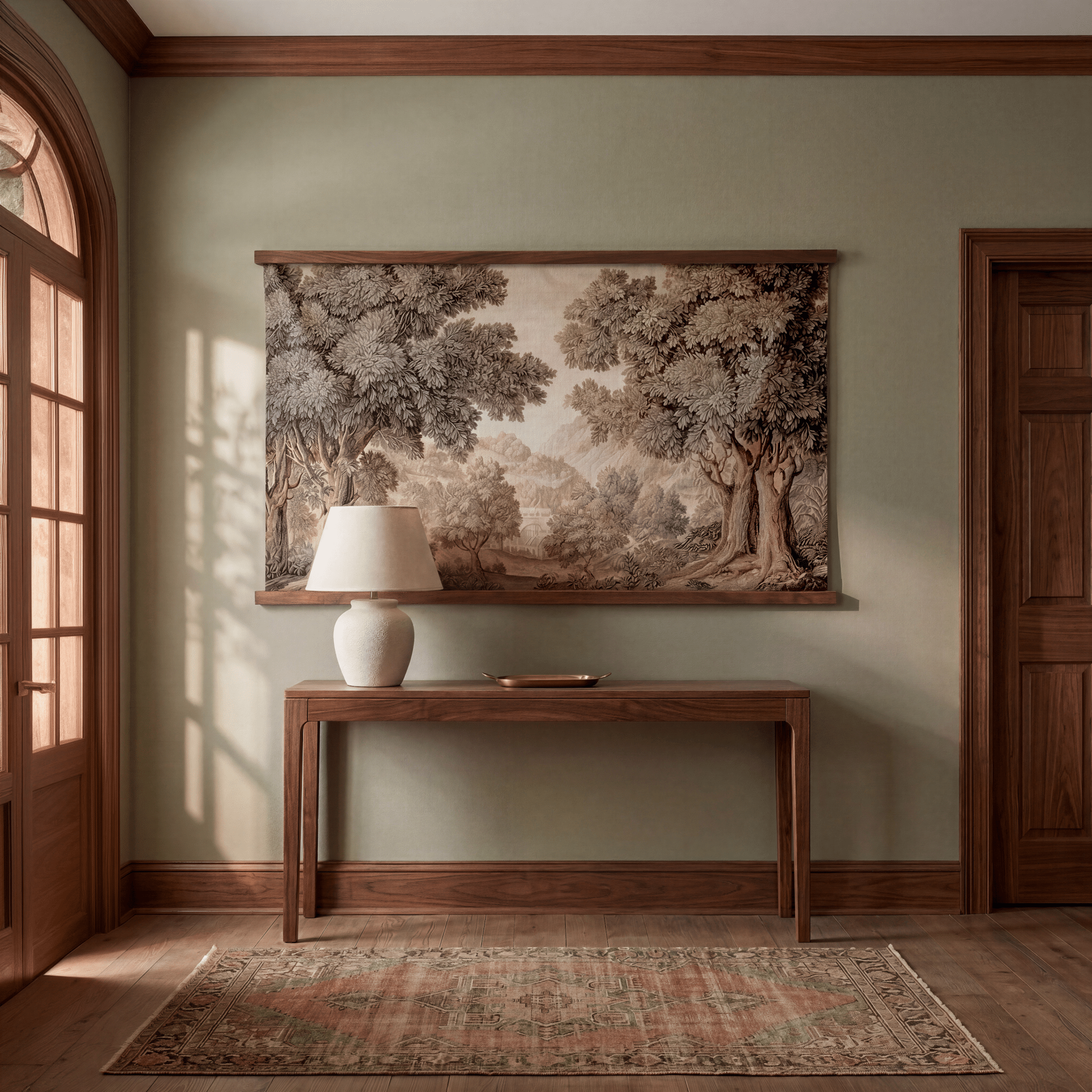 Sepia Grove Study - Tapestry - Benton Lane Home - Painted Paper