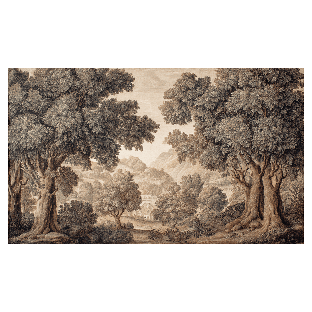 Sepia Grove Study - Tapestry - Benton Lane Home - Painted Paper
