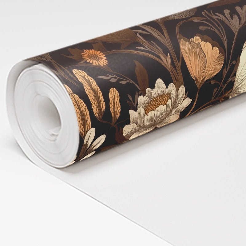 Sepia Sonata Wallpaper - Benton Lane Home - Painted Paper