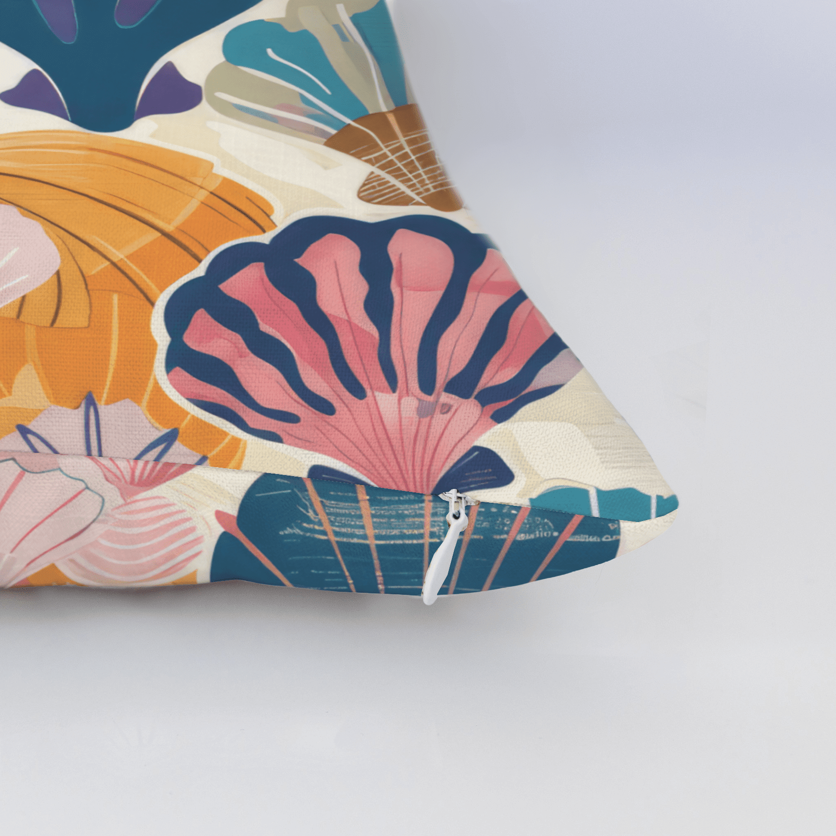 Seraphina's Seashell Sonata Throw Pillow - Benton Lane Home - Lemon Park