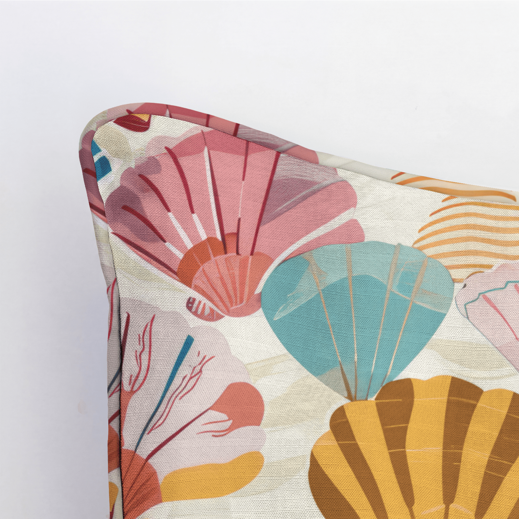 Seraphina's Seashell Sonata Throw Pillow - Benton Lane Home - Lemon Park