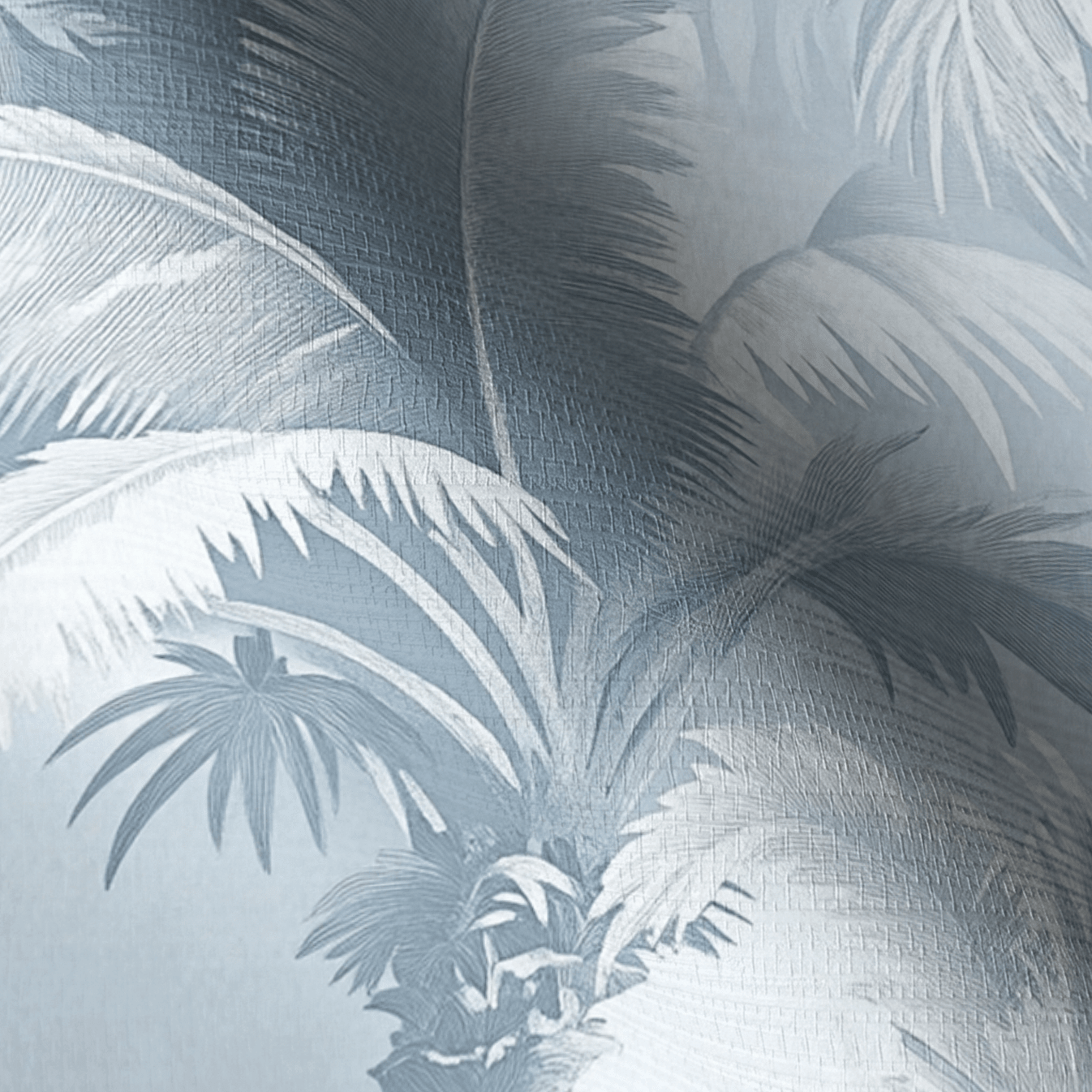 Serene Palm Faux Grasscloth Wallpaper - Painted Paper