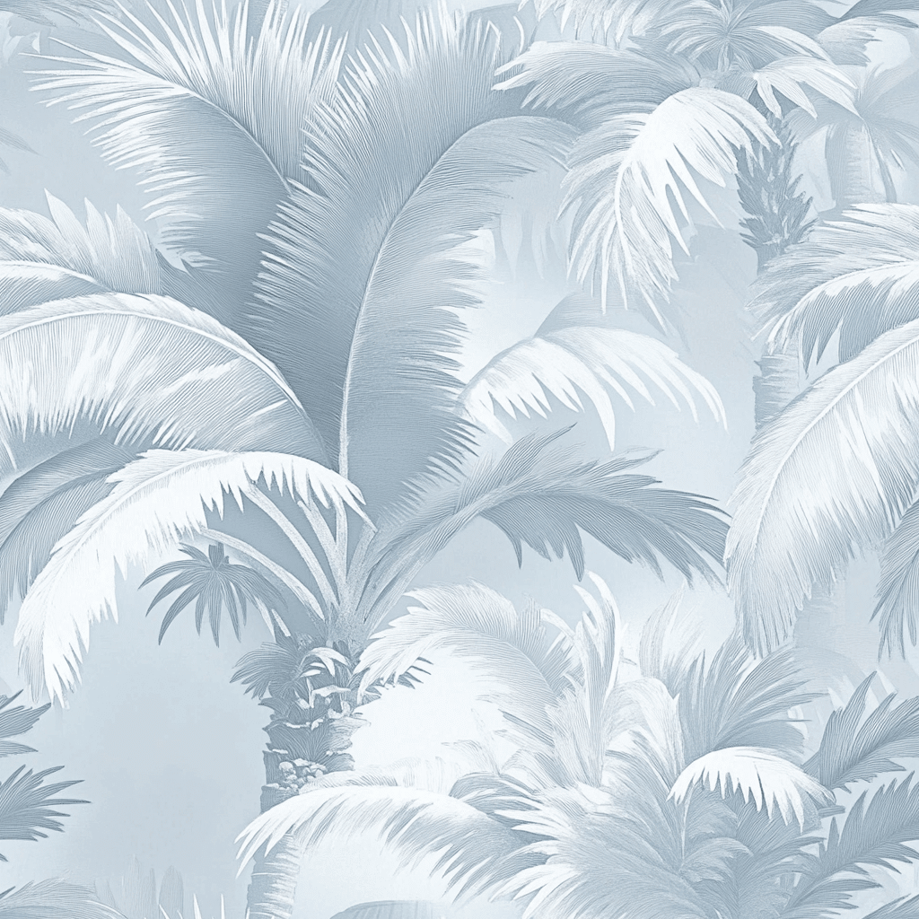 Serene Palm Wallpaper - Premium - Benton Lane Home - Painted Paper
