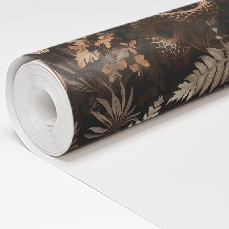 Serpent & Fern Wallpaper - Benton Lane Home - Painted Paper