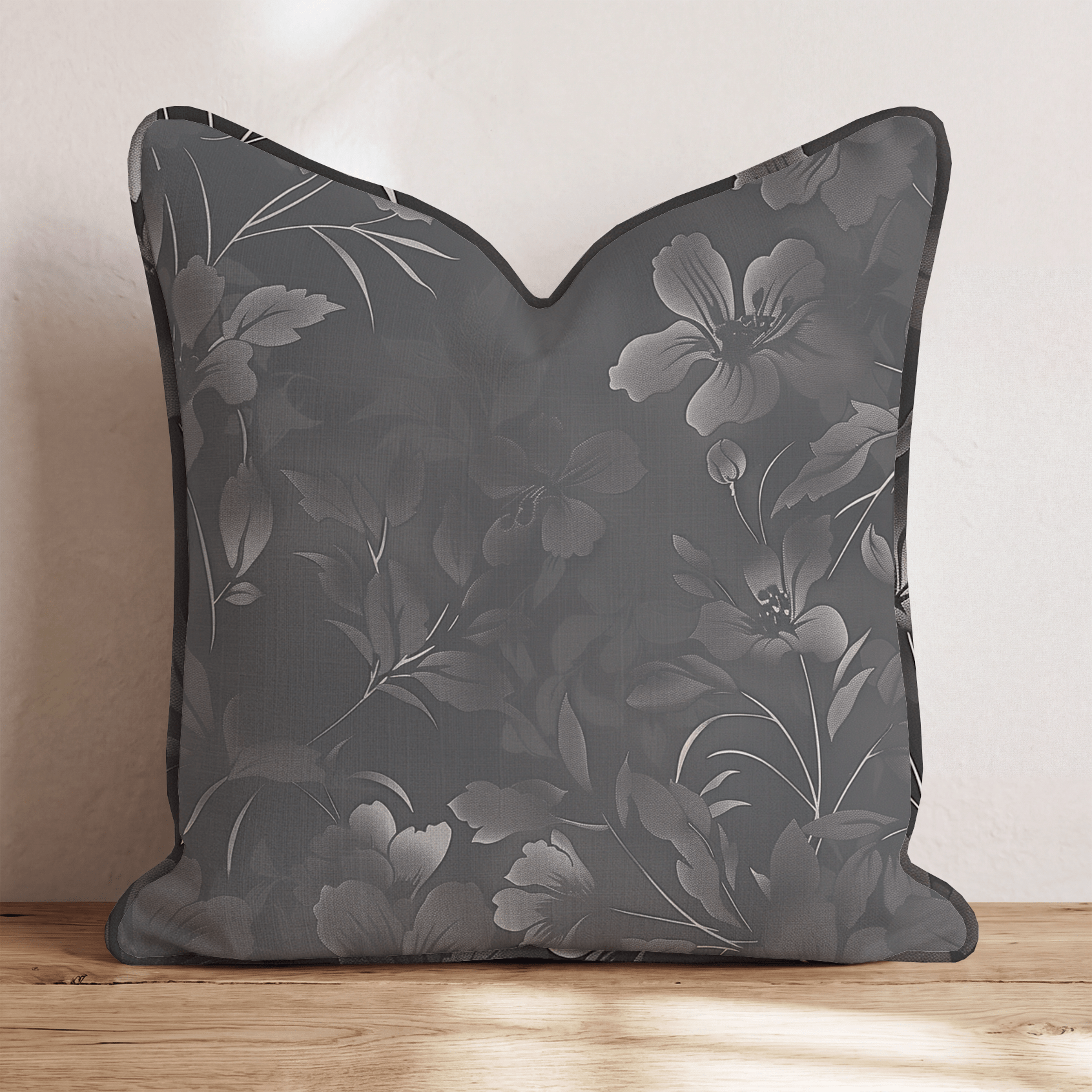 Shadow Botanica Throw Pillow - Benton Lane Home - Hillcroft Home