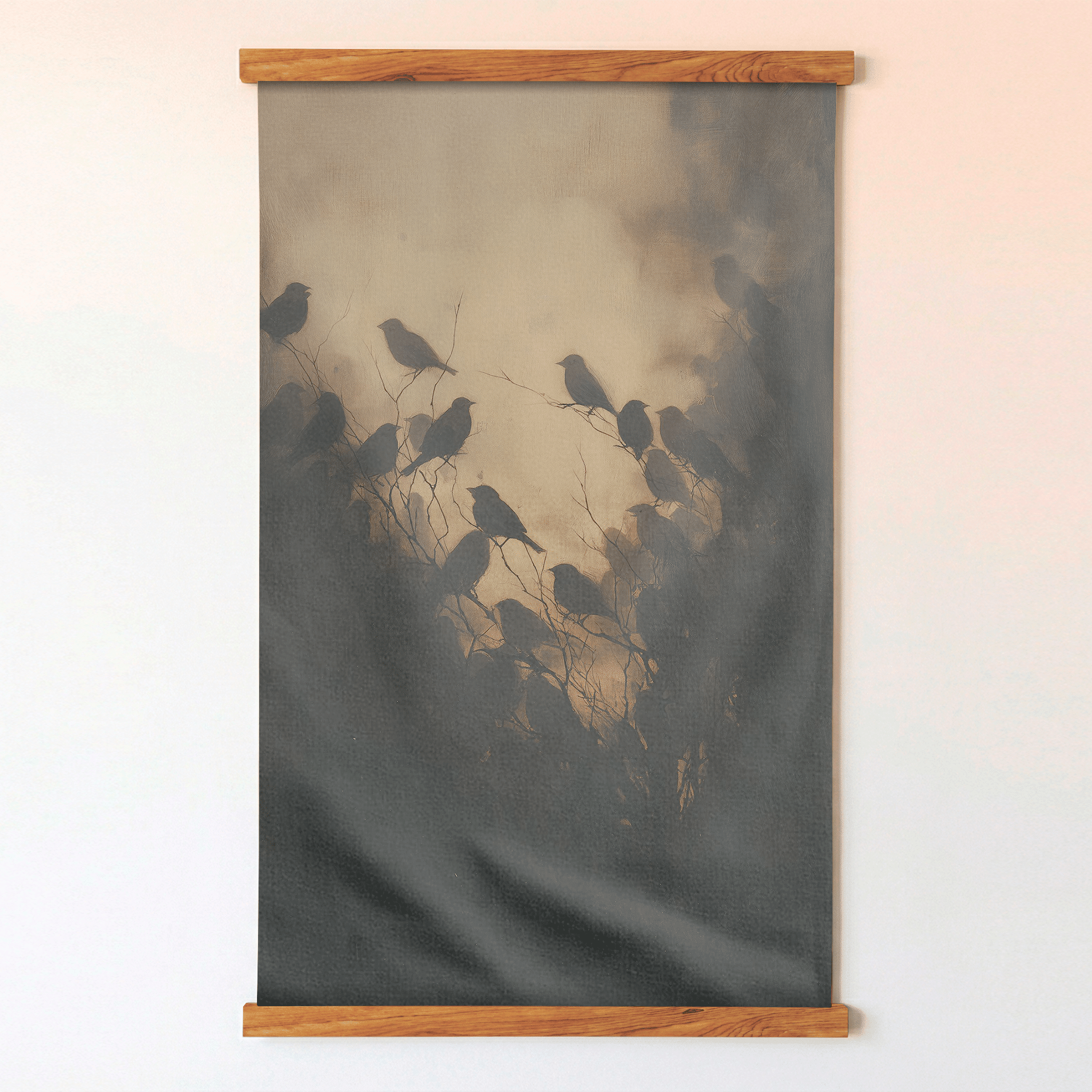 Shadow Gathering - Tapestry - Benton Lane Home - Painted Paper
