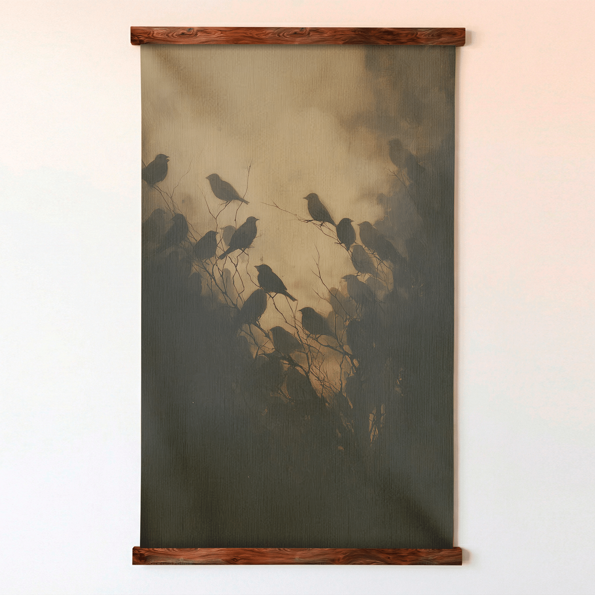 Shadow Gathering - Tapestry - Benton Lane Home - Painted Paper