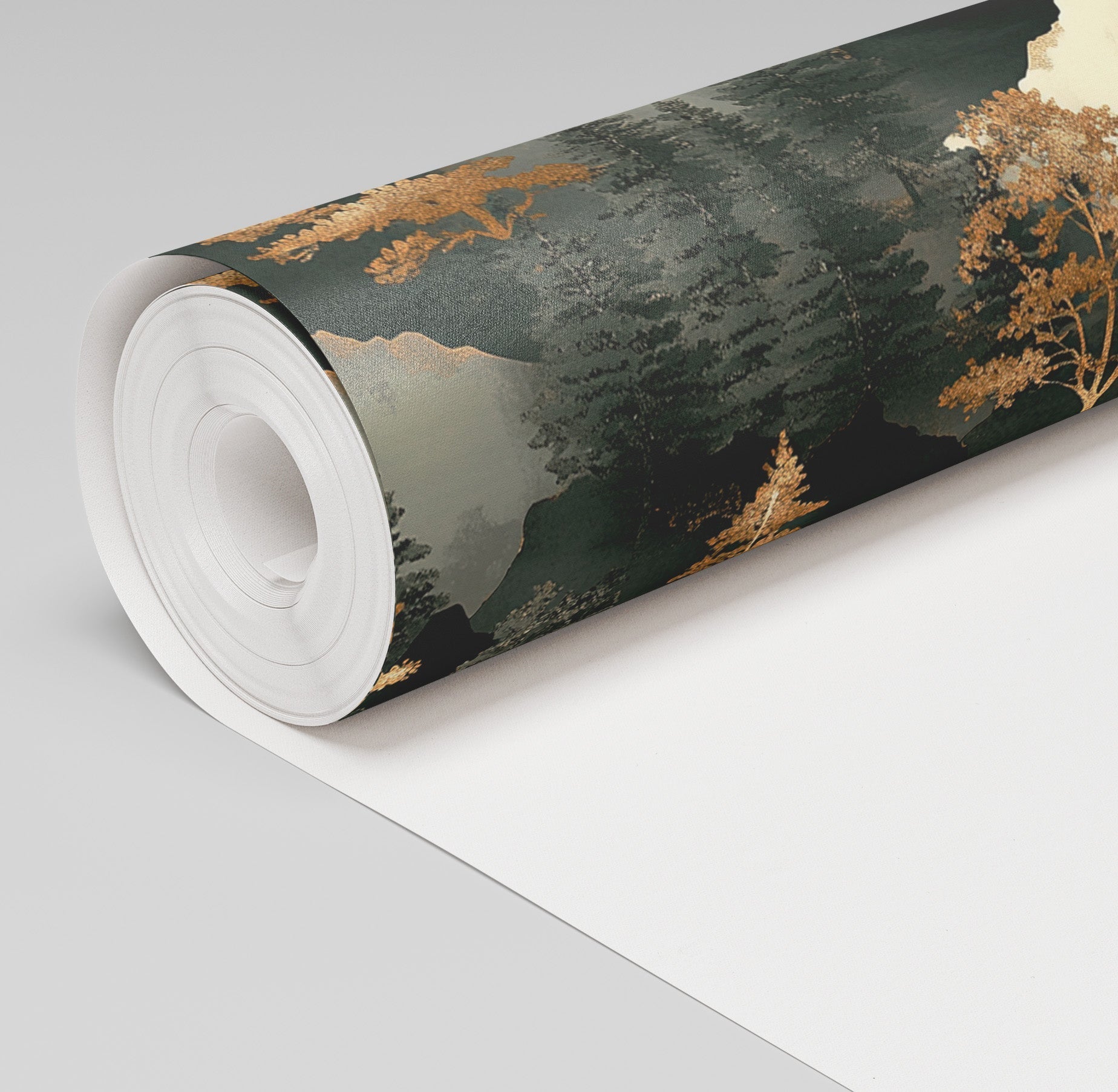 Shadow Pine Wallpaper - Benton Lane Home - Painted Paper