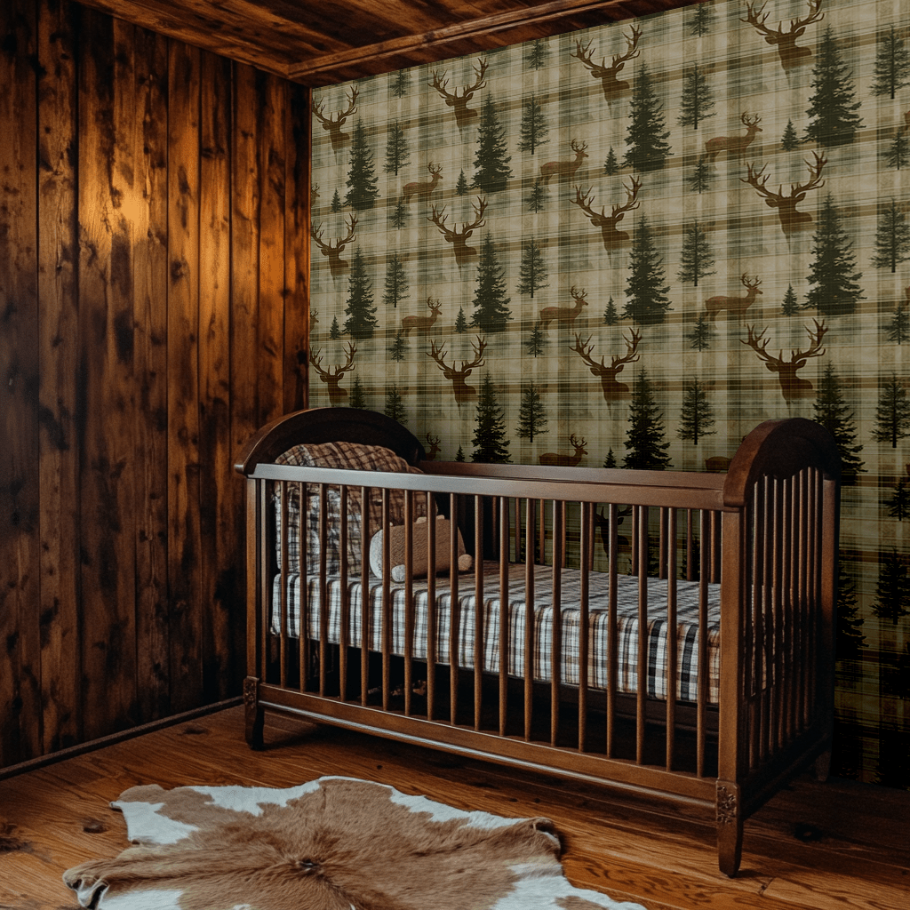 Shadow Stag Wallpaper - Benton Lane Home - Anthem Classic