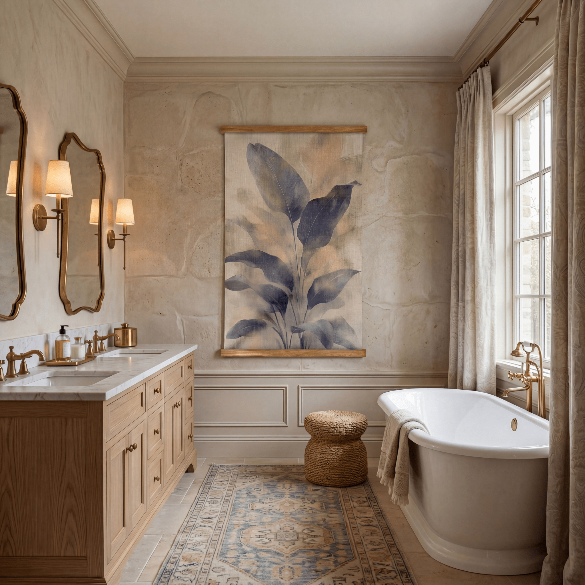 Shadowleaf Study - Tapestry - Benton Lane Home - Painted Paper