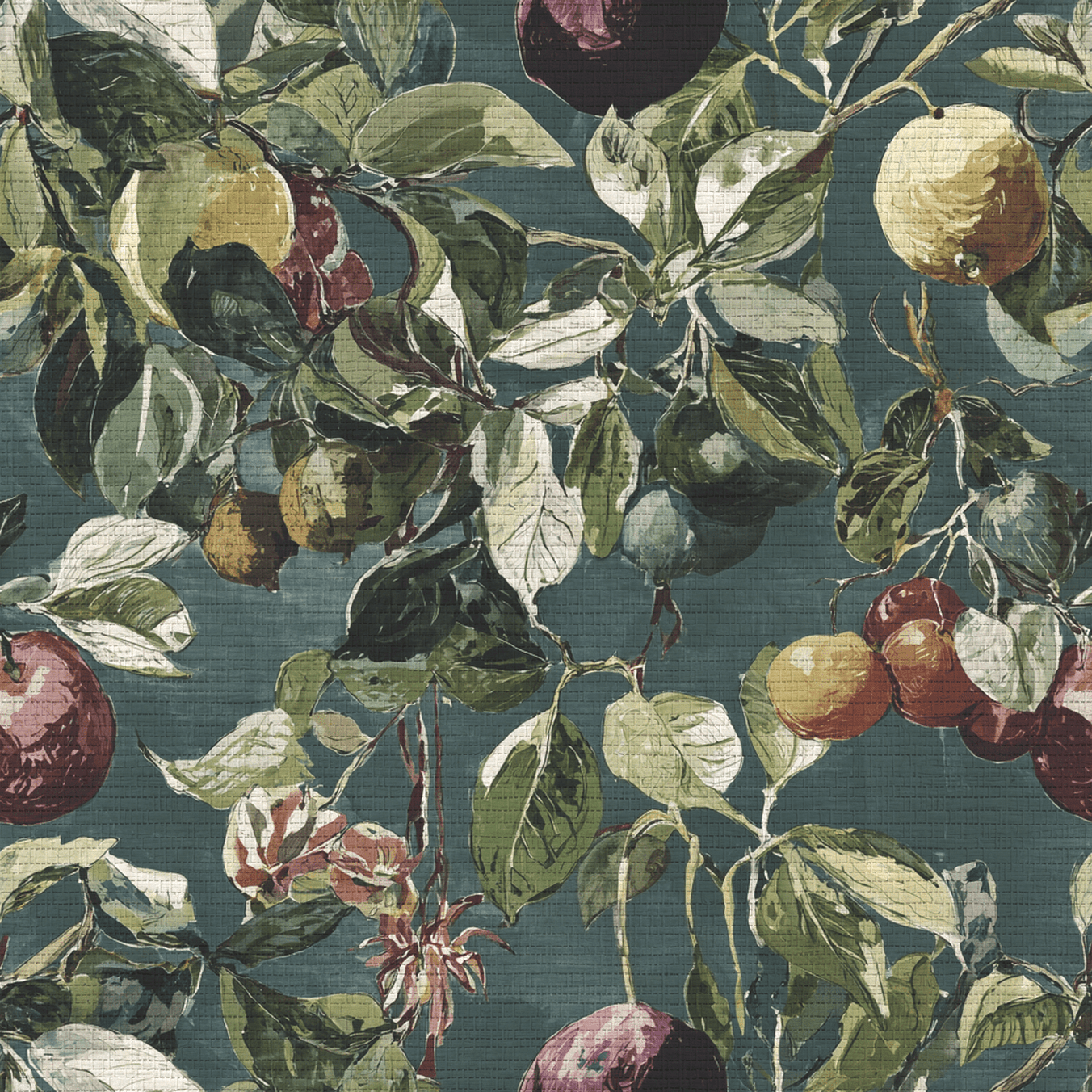 Shadows of Sorrento Faux Grasscloth Wallpaper - Painted Paper