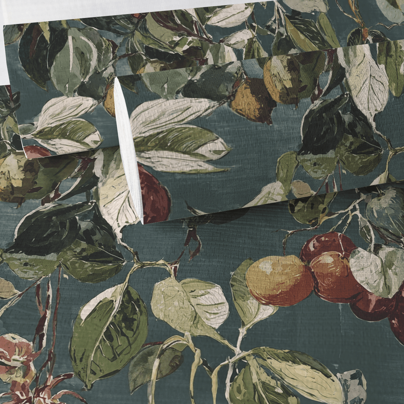Shadows of Sorrento Faux Grasscloth Wallpaper - Painted Paper