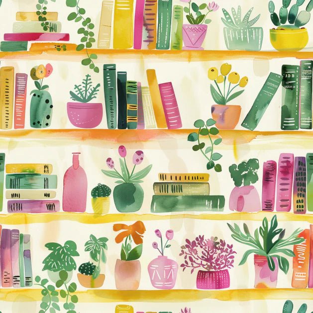 Shelfie Wallpaper - Benton Lane Home - Lemon Park
