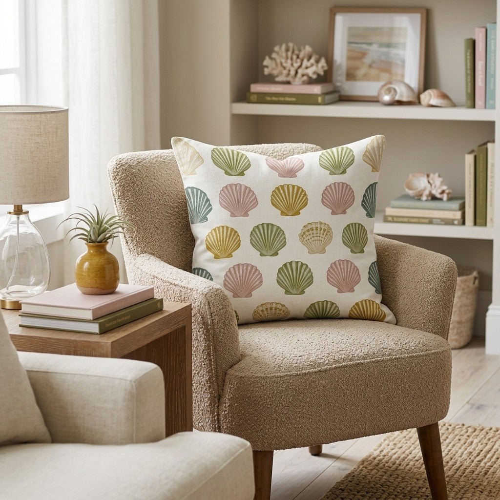 Shell Collection Throw Pillow - Benton Lane Home - Hillcroft Home