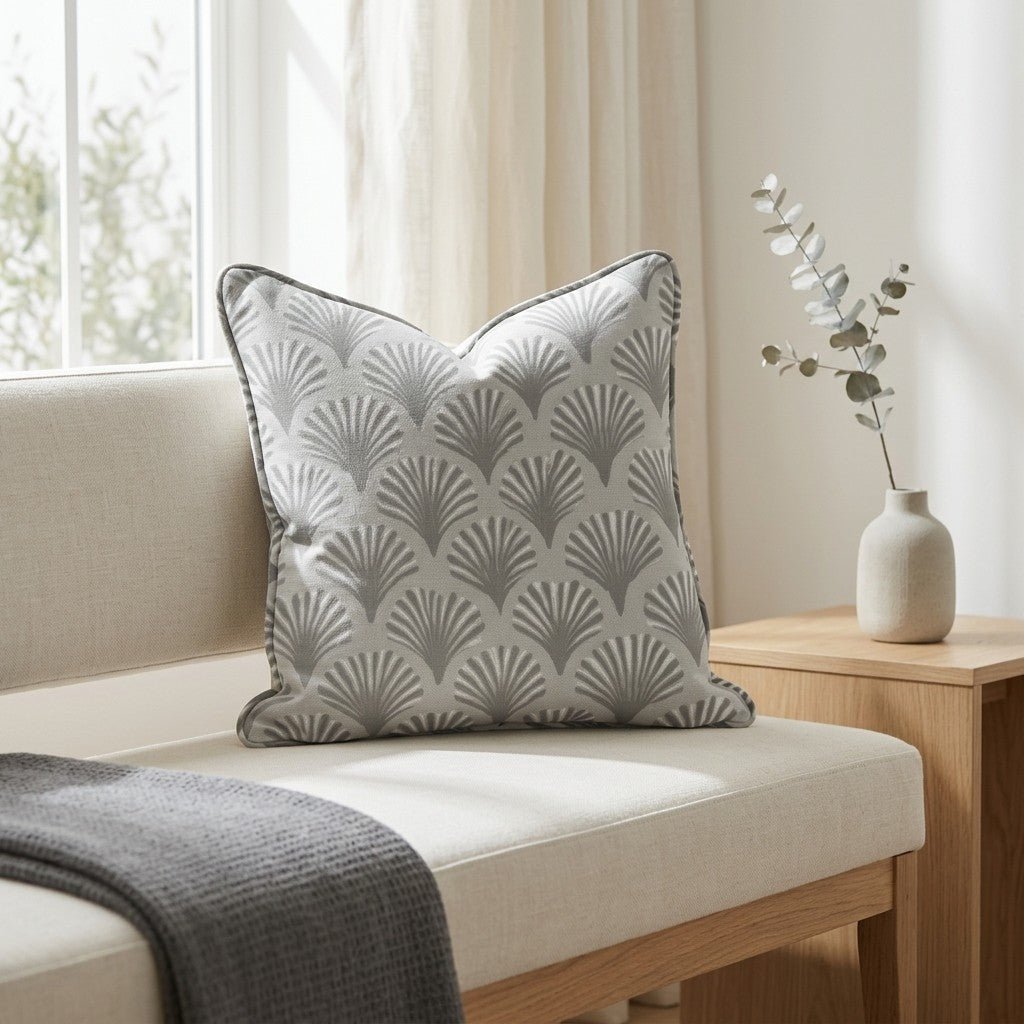 Shell House Throw Pillow - Benton Lane Home - Lemon Park