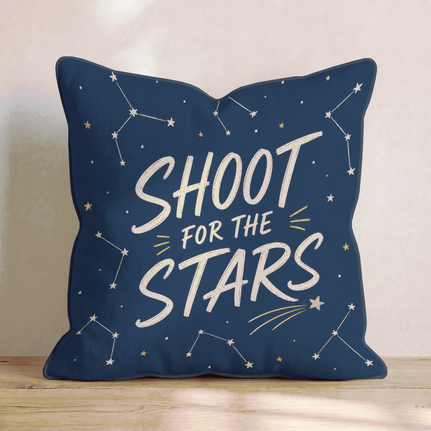 Shoot for the Stars Throw Pillow - Benton Lane Home - Hillcroft Home
