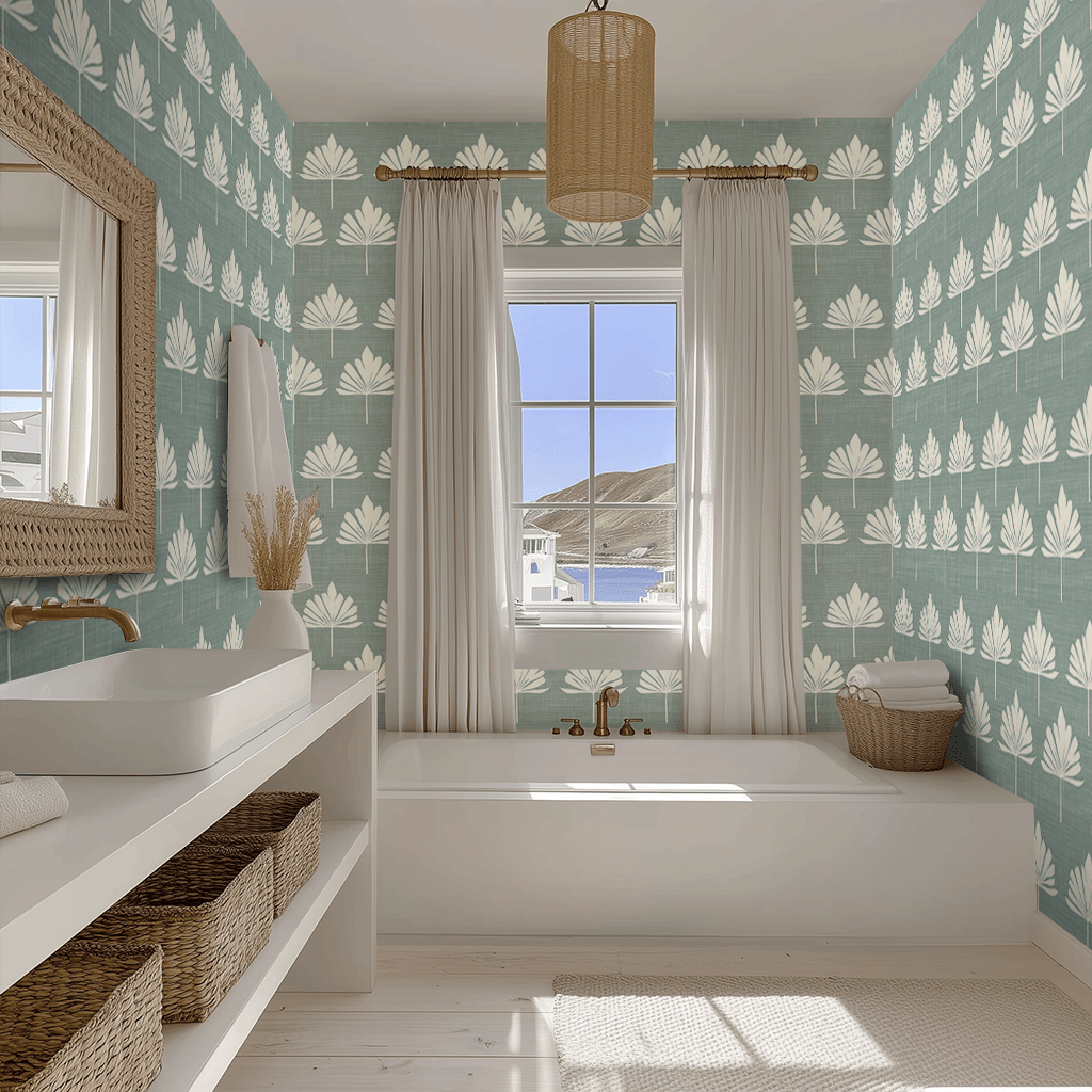 Shoreline Wallpaper - Painted Paper