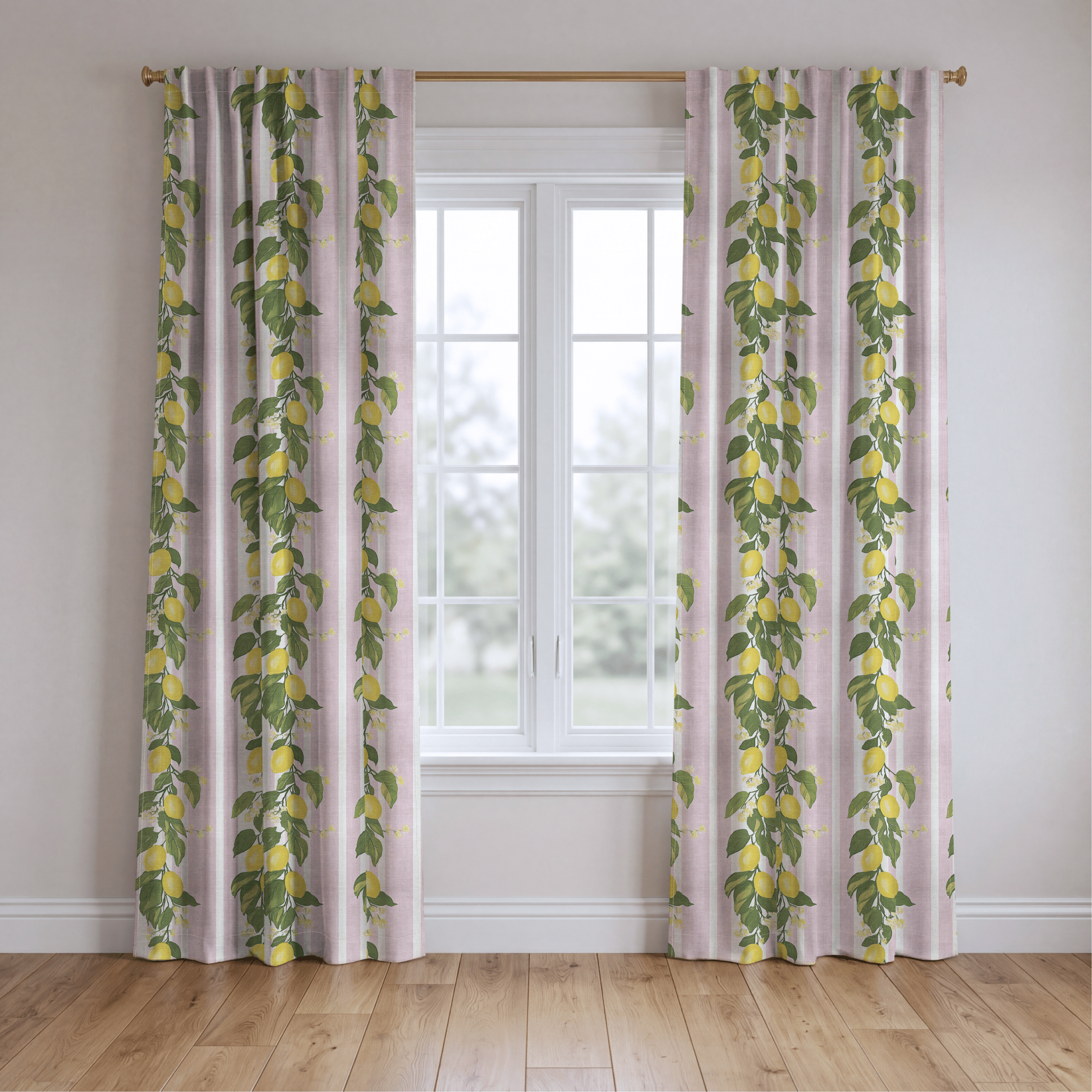 Sicily Stripes - Drapery - Benton Lane Home - Lemon Park