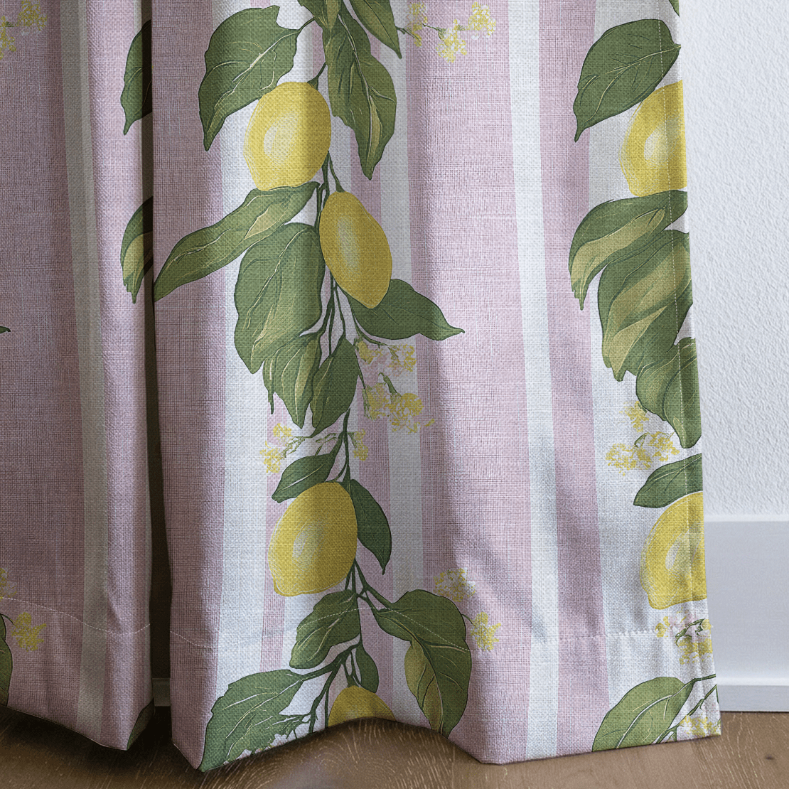 Sicily Stripes - Drapery - Benton Lane Home - Lemon Park