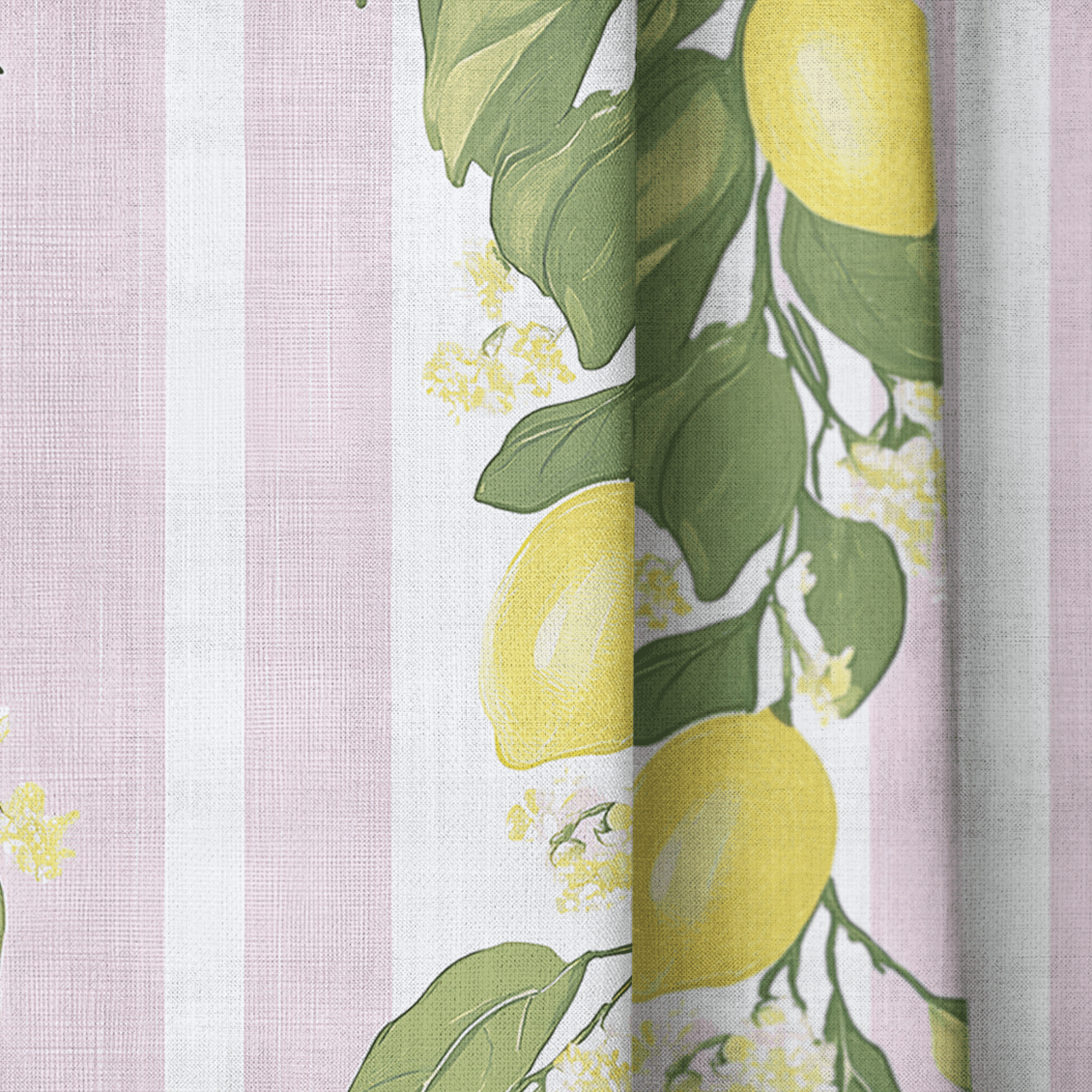 Sicily Stripes - Drapery - Benton Lane Home - Lemon Park