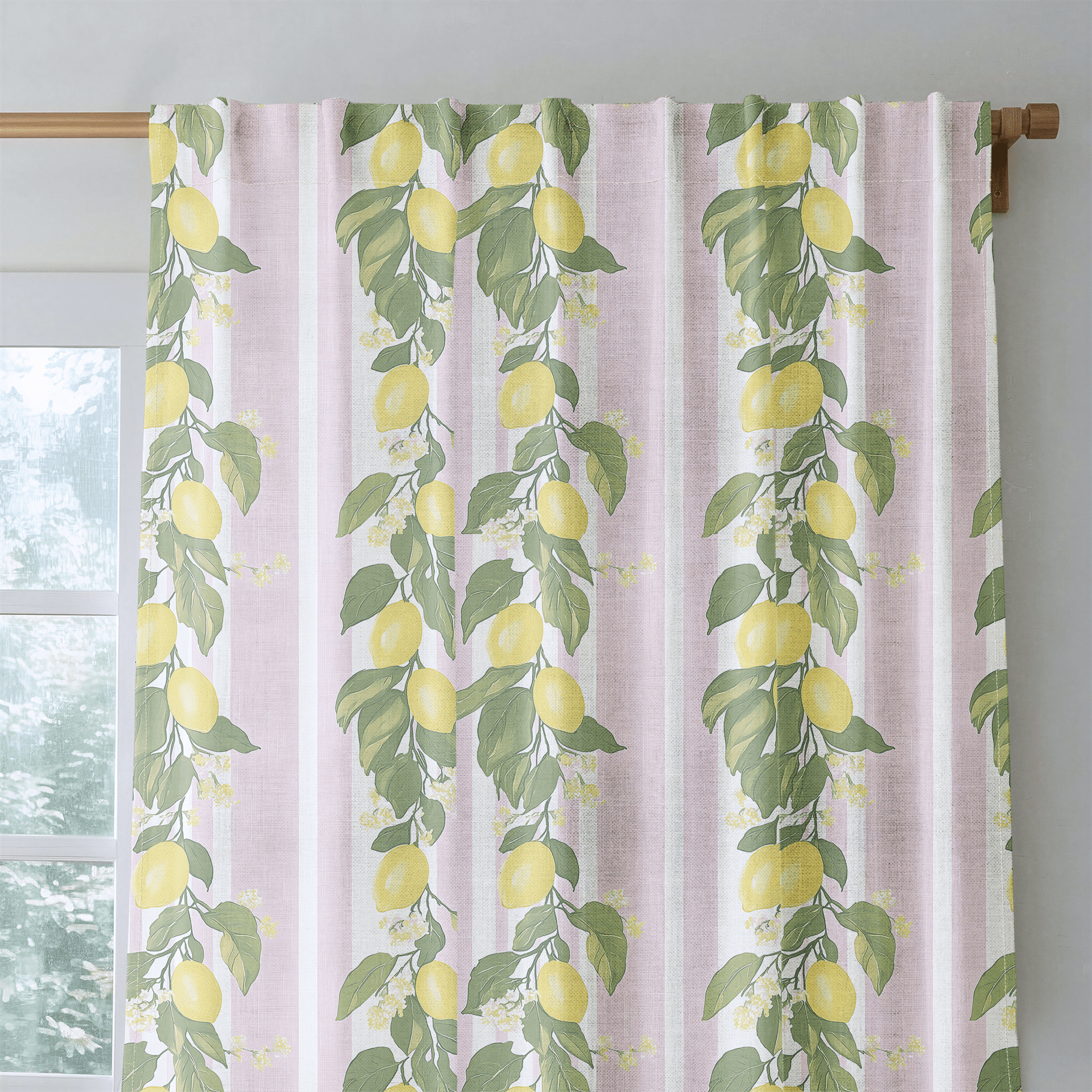 Sicily Stripes - Drapery - Benton Lane Home - Lemon Park