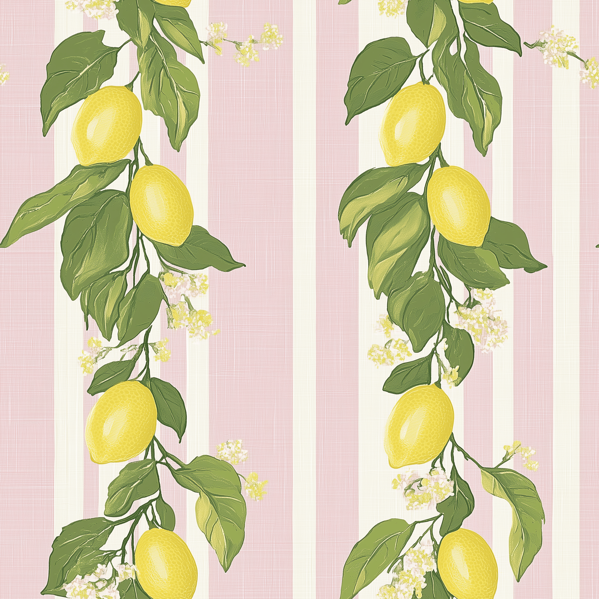 Sicily Stripes Wallpaper - Benton Lane Home - Lemon Park