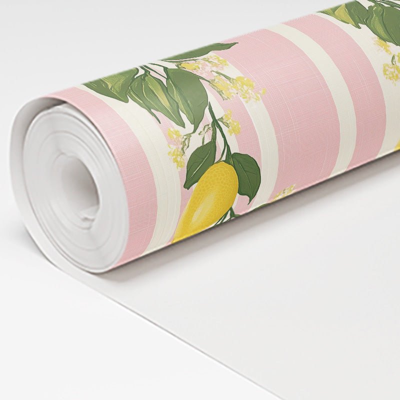 Sicily Stripes Wallpaper - Benton Lane Home - Lemon Park