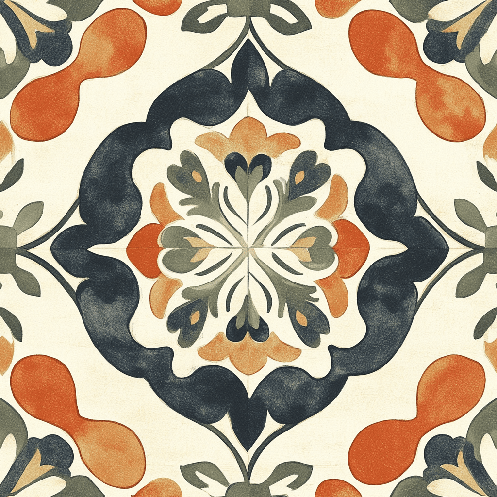 Sienna Crest Wallpaper - Benton Lane Home - Painted Paper