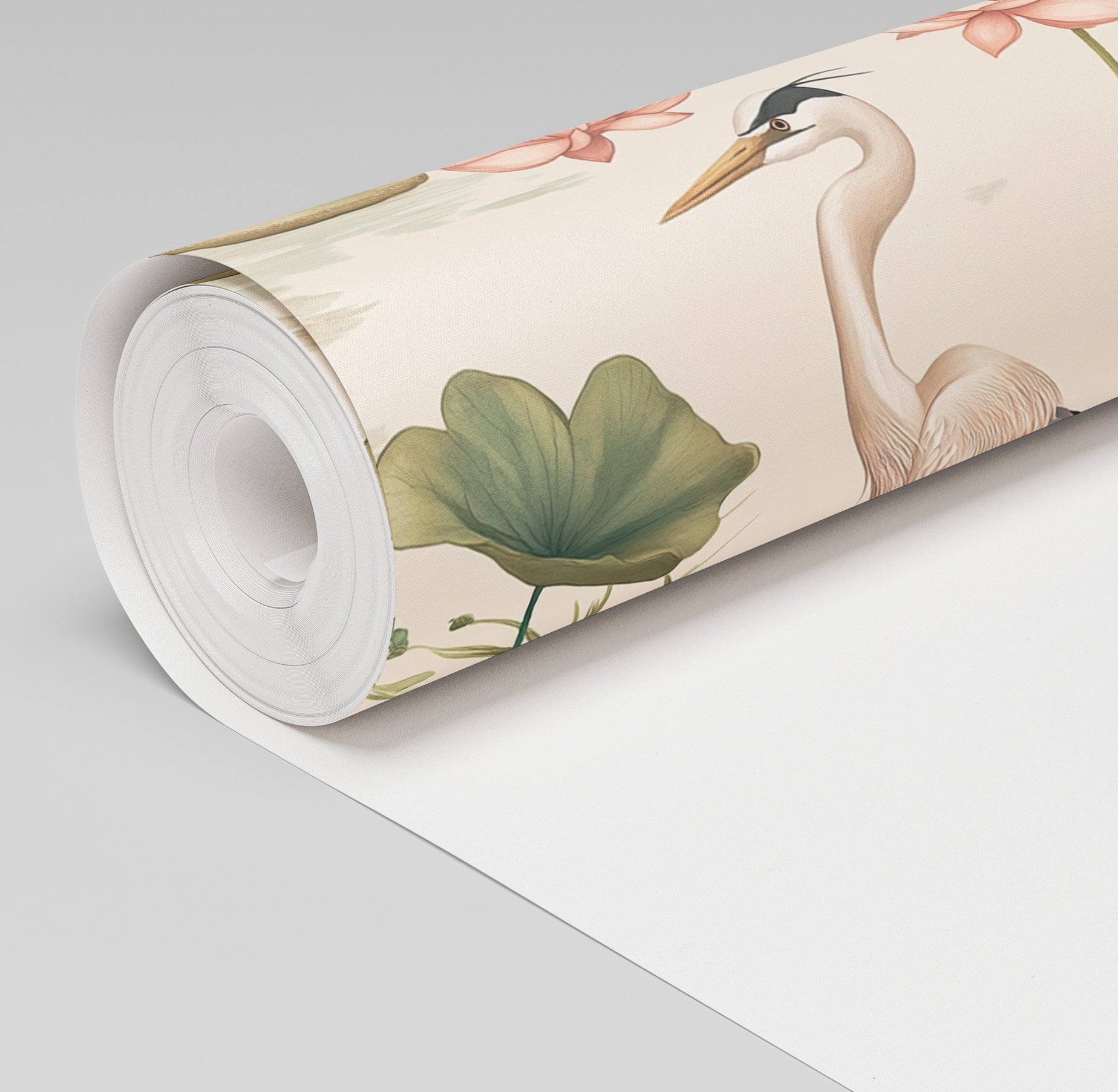 Silent Lilypond Wallpaper - Benton Lane Home - Painted Paper