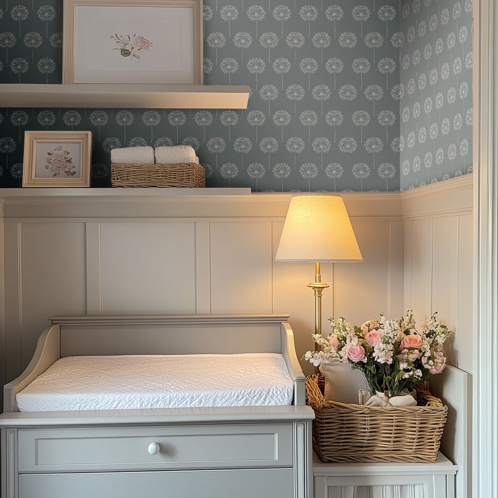 Silverdown Wallpaper - Benton Lane Home - Painted Paper