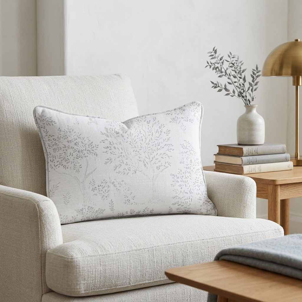 Silverwood Throw Pillow - Lemon Park
